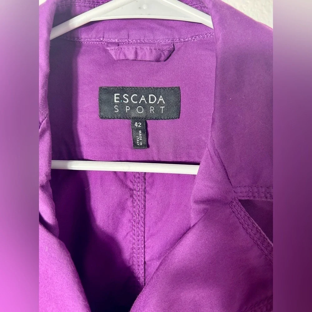 Escada Sport - Blazer, made in Italy. Purple, size 42/ US 10.